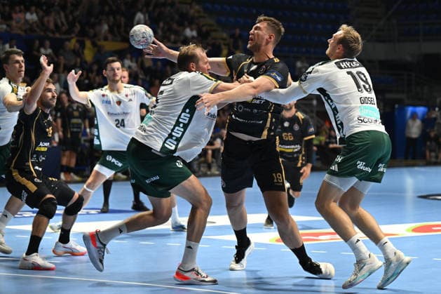 PARTIZAN vs FUCHSE BERLIN ULADZISLAU KULESH Uladislav Kules handball Partizan vs Fuschse Berlin EHF Champions league at Aleksandar Nikolic Pionir arena, Belgrade 10.09.2026 Foto: HANDBALL, PARTIZAN, FUCHSE BERLIN, EHF CHAMPIONS LEAGUE Belgrade Aleksandar Nikolic Pionir arena Serbia Copyright: xMarkoxMetlas xMNxPressx