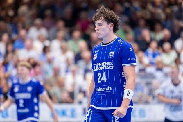 Joel Willecke, TBV Lemgo Lippe, 24, reacts with disappointment. GER, TBV Lemgo Lippe vs. SG Flensburg Handewitt, Handball, 1st Bundesliga, Matchday 4, 2026–2027 season, September 10, 2026 GER, TBV Lemgo Lippe vs. SG Flensburg Handewitt, Handball, 1st Bundesliga, Matchday 4, 2026–2027 season, September 10, 2026 Lemgo Copyright: xEibner-Pressefoto JanxRollingerx EP_JSK