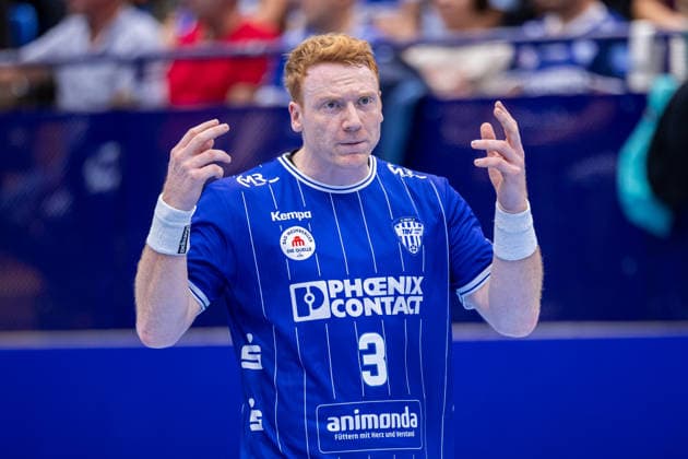 Nicolai Theilinger, TBV Lemgo Lippe, 03 GER, TBV Lemgo Lippe vs. SG Flensburg Handewitt, Handball, Bundesliga 1, Matchday 4, 2026–2027 Season, September 10, 2026 (GER), TBV Lemgo Lippe vs. SG Flensburg Handewitt, Handball, 1st Bundesliga, Matchday 4, 2026–2027 season, September 10, 2026, Lemgo Copyright: xEibner-Pressefoto JanxRollingerx EP_JSK