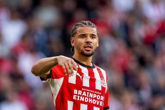 EINDHOVEN: PSV Eindhoven defender Armando Obispo during the UEFA Champions League match between PSV and Shakhtar Donetsk at Philips Stadion on September 10, 2026, in Eindhoven, the Netherlands. Photo by DeFodi Images