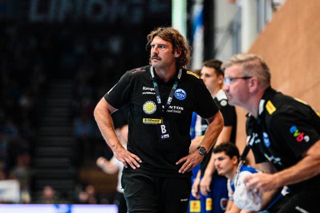 Sebastian Hinze, ThSV Eisenach, Coach (GER), ThSV Eisenach vs. SG BBM Bietigheim, 1st Opel Handball Bundesliga, Handball, Matchday 4, 2026–2027 Season, 7:00 p.m., September 10, 2026 GER, ThSV Eisenach vs. SG BBM Bietigheim, 1st Opel Handball Bundesliga, Handball, Matchday 4, 2026–2027 season, 7:00 p.m., September 10, 2026, Eisenach Copyright: xMartinxHerbstx