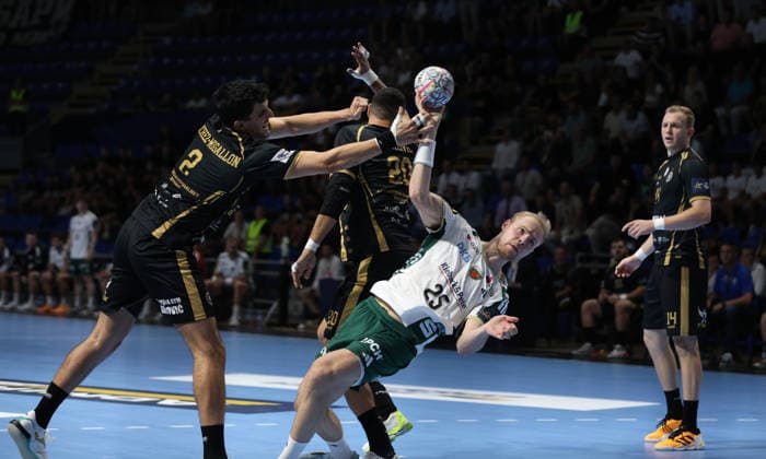10.09.2026 Belgrad(Serbien) RK Partizan - Füchse Berlin, EHF Champions league Männer handball Langhoff Matthes Füchse Berlin : Slobodan Sandic