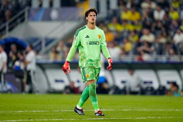 10.09 2026 - SOCCER - 2026 27 UEFA CHAMPIONS LEAGUE League Phase Fenerbahce SK v AS Roma Mile Svilar of AS Roma shows disappointment during the match ISTANBUL Fenerbahce Sükrü Saracoglu Spor Kompleksi Istanbul TURKEY Copyright: xYagizxGurtugx xPsxImagesxYagizxGurtugx xPsxImagesx