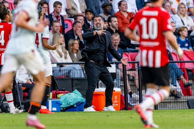 EINDHOVEN Shakhtar Donetsk coach Arda Turan during the UEFA Champions League match between PSV and Shakhtar Donetsk at Philips Stadion on September 10, 2026, in Eindhoven, the Netherlands. Photo by DeFodi Images