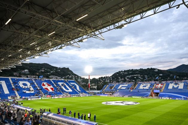 General view of Giuseppe Sinigaglia stadium in Como during the UEFA Champions League stage match Phase MD1 between Calcio Como and RB Leipzig at the Giuseppe Sinigaglia stadium in Como, north Italy -September 10, 2026 - Soccer.  Copyright: xTizianoxBallabio LaPressex