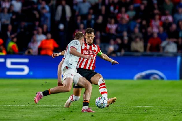 EINDHOVEN , 10-09-2026 , Philips stadium, season 2026 2027 , UEFA Champions League football , match between PSV and Shakhtar Donetsk, picture shows PSV player Ivan Perisic PSV - Shakhtar Donetsk  x206827720x Copyright:
