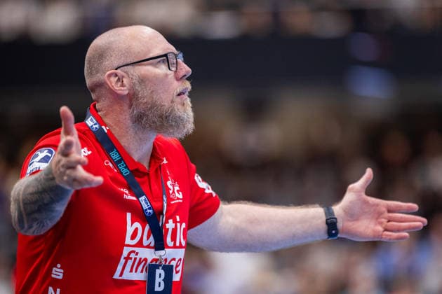 Ales Pajovic, SG Flensburg Handewitt Coach, Reacts to GER, TBV Lemgo Lippe vs. SG Flensburg Handewitt, Handball, 1st Bundesliga, Matchday 4, 2026–2027 Season, September 10, 2026 GER, TBV Lemgo Lippe vs. SG Flensburg Handewitt, Handball, 1st Bundesliga, Matchday 4, 2026–2027 season, September 10, 2026 Lemgo Copyright: xEibner-Pressefoto JanxRollingerx EP_JSK