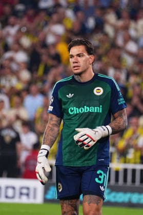 ISTANBUL, TURKEY - SEPTEMBER 10: Goalkeeper Ederson of Fenerbahce SK during the UEFA Champions League 2026 27 first week match between Fenerbahce SK and Roma at Fenerbahce Chobani Stadiumi on September 10, 2026 in Istanbul, Turkey. Istanbul Kadikoy TURKEY Copyright: xSeskimphotox Fenerbahce-Roma-1009 (15)