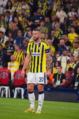 ISTANBUL, TURKEY - SEPTEMBER 10: Milan Skriniar of Fenerbahce SK during the UEFA Champions League 2026 27 first week match between Fenerbahce SK and Roma at Fenerbahce Chobani Stadiumi on September 10, 2026 in Istanbul, Turkey. Istanbul Kadikoy TURKEY Copyright: xSeskimphotox Fenerbahce-Roma-1009 (28)
