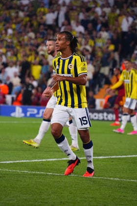 ISTANBUL, TURKEY - SEPTEMBER 10: Nathan Ake of Fenerbahce SK reacts during the UEFA Champions League 2026 27 first week match between Fenerbahce SK and Roma at Fenerbahce Chobani Stadiumi on September 10, 2026 in Istanbul, Turkey. Istanbul Kadikoy TURKEY Copyright: xSeskimphotox Fenerbahce-Roma-1009 (41)