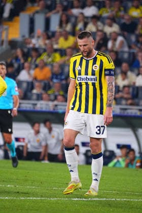 ISTANBUL, TURKEY - SEPTEMBER 10: Milan Skriniar of Fenerbahce SK during the UEFA Champions League 2026 27 first week match between Fenerbahce SK and Roma at Fenerbahce Chobani Stadiumi on September 10, 2026 in Istanbul, Turkey. Istanbul Kadikoy TURKEY Copyright: xSeskimphotox Fenerbahce-Roma-1009 (57)