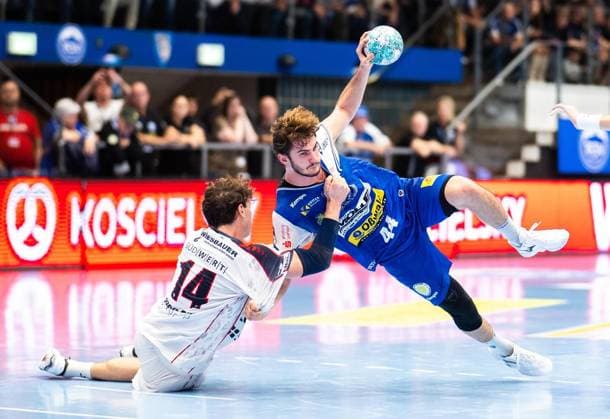 HANDBALL OPEL HBL MATCHDAY 4 THSV EISENACH SG BBM BIETIGHEIM ** FOR EDITORIAL PURPOSES ONLY ** EDITORIAL USE ONLY ** p September 10, 2026 Eisenach Handball Opel Handball 1st Bundesliga Season 2026–2027 Werner Assmann Hall Matchday 4 ThSV Eisenach SG BBM Bietigheim in the photo by Stephan Seitz 44 ThSV Eisenach in a duel with Fynn Nicolaus 14 SG BBM Bietigheim Germany Thuringia Eisenach Copyright SaschaxFromm Copyright: SaschaxFromm doc87jmoftgmxd4qv9w1lp4 ,EDITORIAL USE ONLY Copyright: SaschaxFromm