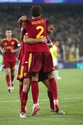 IPA88366894 - September 10, 2026 Champions League: Fenerbahçe vs. Roma In the photo: Celebration& xD; (Photo by Gino Mancini)  Copyright: xGinoxMancini IPAxSportx xx IPA88366894