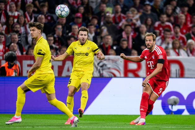 September 10, 2026: Harry Kane of Bayern Munich during the UEFA Champions League soccer match between Bayern Munich and Bodo Glimt on September 10, 2026 in Munich. Photo by Marius Simensen. BILDBYRAN COP 238 MM0073 bbeng football soccer UEFA Champions League Bodo Glimt Bayern Munich  Copyright: MARIUSxSIMENSEN BB260910BB538