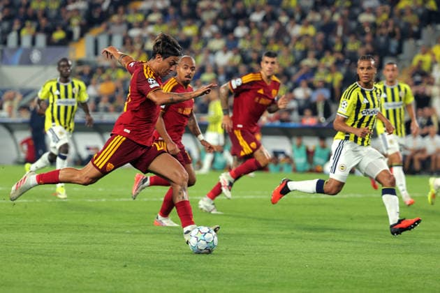 2026-09-10 Fenerbahce SK v AS Roma - UEFA Champions League 2026 27 League Phase MD1 ISTANBUL, TURKEY - SEPTEMBER 10: Paulo Dybala of AS Roma during the UEFA Champions League 2026 27 League Phase MD1 match between Fenerbahce SK and AS Roma at Sukru Saracoglu Stadium on September 10, 2026 in Istanbul, Turkey. (Photo by BSR Agency) Istanbul Turkey Content not available for redistribution in The Netherlands directly or indirectly through any third parties. Copyright: xBSRxAgencyx