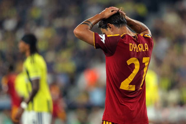 2026-09-10 Fenerbahce SK v AS Roma - UEFA Champions League 2026 27 League Phase MD1 ISTANBUL, TURKEY - SEPTEMBER 10: Paulo Dybala of AS Roma during the UEFA Champions League 2026 27 League Phase MD1 match between Fenerbahce SK and AS Roma at Sukru Saracoglu Stadium on September 10, 2026 in Istanbul, Turkey. (Photo by BSR Agency) Istanbul Turkey Content not available for redistribution in The Netherlands directly or indirectly through any third parties. Copyright: xBSRxAgencyx