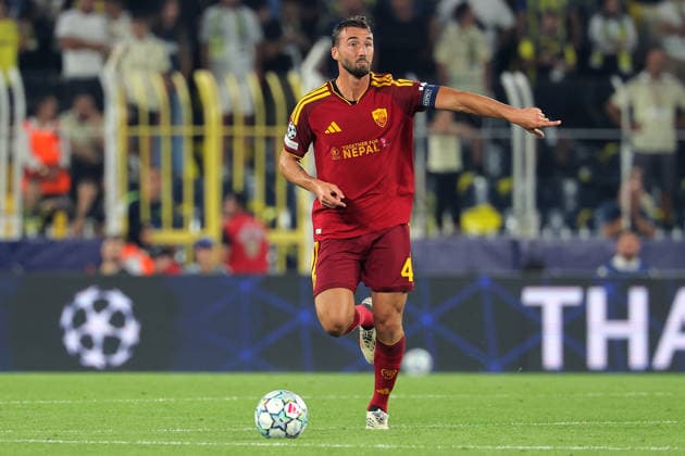 2026-09-10 Fenerbahce SK v AS Roma - UEFA Champions League 2026 27 League Phase MD1 ISTANBUL, TURKEY - SEPTEMBER 10: Bryan Cristante of AS Roma during the UEFA Champions League 2026 27 League Phase MD1 match between Fenerbahce SK and AS Roma at Sukru Saracoglu Stadium on September 10, 2026 in Istanbul, Turkey. (Photo by BSR Agency) Istanbul Turkey Content not available for redistribution in The Netherlands directly or indirectly through any third parties. Copyright: xBSRxAgencyx