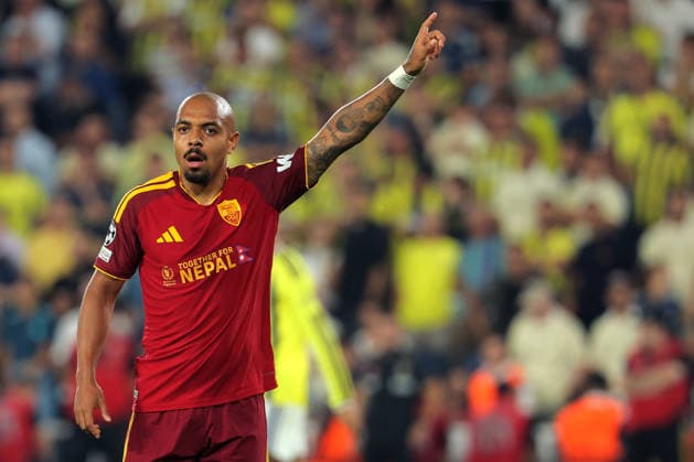 2026-09-10 Fenerbahce SK v AS Roma - UEFA Champions League 2026 27 League Phase MD1 ISTANBUL, TURKEY - SEPTEMBER 10: Donyell Malen of AS Roma during the UEFA Champions League 2026 27 League Phase MD1 match between Fenerbahce SK and AS Roma at Sukru Saracoglu Stadium on September 10, 2026 in Istanbul, Turkey. (Photo by BSR Agency) Istanbul Turkey Content not available for redistribution in The Netherlands directly or indirectly through any third parties. Copyright: xBSRxAgencyx