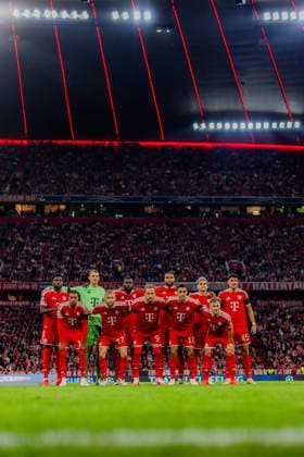 UEFA Champions League, Matchday 1, FC Bayern Munich vs. Bodo Glimt on September 10, 2026 Team photo: Alphonso Davies, Manuel Neuer, Dayot Upamecano, Jonathan Tah, Luis Diaz, Aleksandar Pavlovic, Michael Olise, Konrad Laimer, Harry Kane, Jamal Musiala, Joshua Kimmich Copyright: xBahhoxKarax
