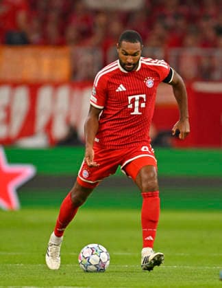 September 10, 2026, Soccer: UEFA Champions League 2026–2027, Matchday 1, FC Bayern Munich vs. FK Bodo Glimt, at the Allianz Arena in Munich; Jonathan Tah of FC Bayern Munich in possession of the ball