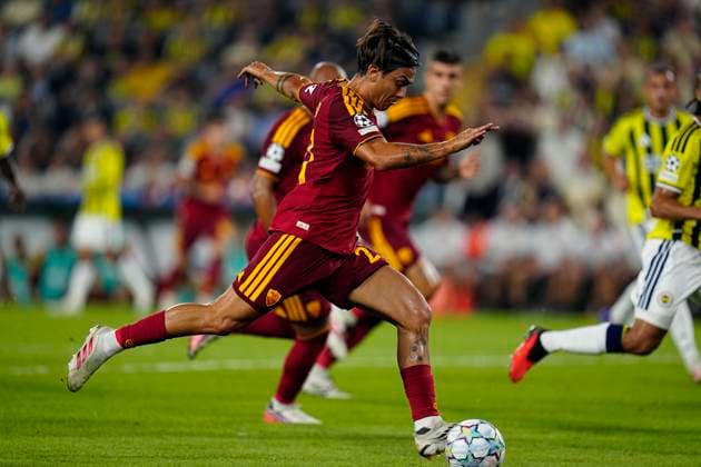 10.09 2026 - SOCCER - 2026 27 UEFA CHAMPIONS LEAGUE League Phase Fenerbahce SK v AS Roma Paulo Dybala of AS Roma shoots the ball ISTANBUL Fenerbahce Sükrü Saracoglu Spor Kompleksi Istanbul TURKEY Copyright: xYagizxGurtugx xPsxImagesxYagizxGurtugx xPsxImagesx