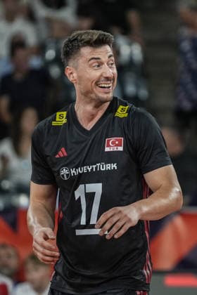 Turkiye v Germany - CEV EuroVolley 2026 Men CLUJ-NAPOCA, ROMANIA - SEPTEMBER 10: Murat Yenipazar of Turkiye in action during of the CEV EuroVolley 2026 match between Turkiye and Germany at the BTarena in Cluj-Napoca, Romania, on September 10, 2026. Osmancan Gurdogan Anadolu Cluj-Napoca Romania. Editorial use only. Please get in touch for any other usage.  Copyright: x2026xAnadoluxOsmancanxGurdoganx