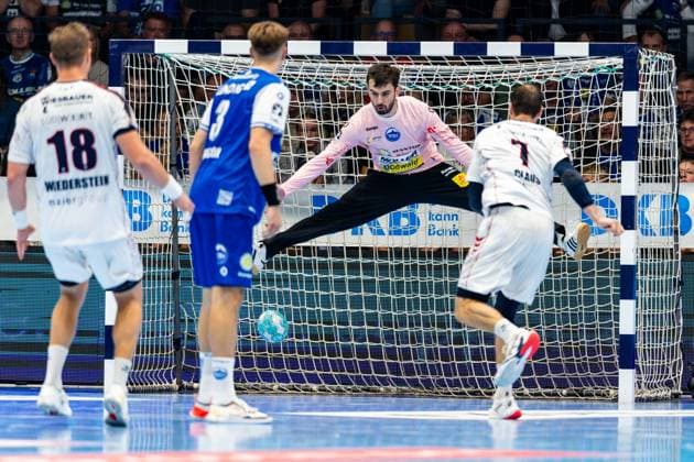 September 10, 2026, GER, Handball, Men, Season 26-27, Opel 1st Division, Matchday 4, ThSV Eisenach vs. BBM Bietigheim, Matija Spikic (ThSV Eisenach), 1 99817 Eisenach, Werner Assmann, Halle am Sportpark, Thuringia, Germany