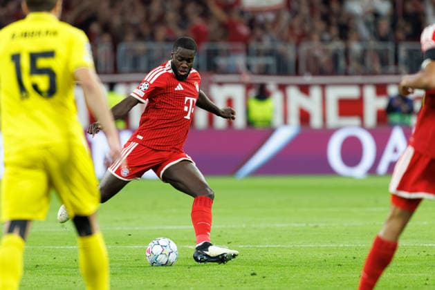 Dayot Upamecano 2, FC Bayern Munich Dayot Upamecano 2, FC Bayern Munich during the match between FC Bayern Munich and FK Bodo Glimt, Soccer, Men s, UEFA Champions League, 2026–2027, Matchday 1 on September 10, 2026, in Munich, Allianz Arena, Bavaria, Germany
