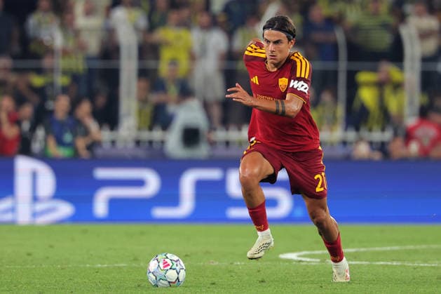 2026-09-10 Fenerbahce SK v AS Roma - UEFA Champions League 2026 27 League Phase MD1 ISTANBUL, TURKEY - SEPTEMBER 10: Paulo Dybala of AS Roma during the UEFA Champions League 2026 27 League Phase MD1 match between Fenerbahce SK and AS Roma at Sukru Saracoglu Stadium on September 10, 2026 in Istanbul, Turkey. (Photo by BSR Agency) Istanbul Turkey Content not available for redistribution in The Netherlands directly or indirectly through any third parties. Copyright: xBSRxAgencyx