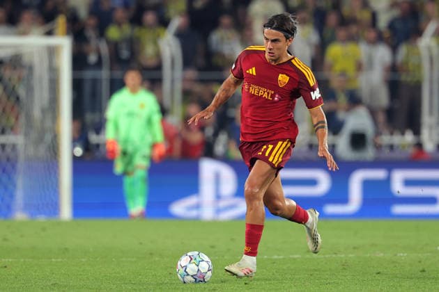 2026-09-10 Fenerbahce SK v AS Roma - UEFA Champions League 2026 27 League Phase MD1 ISTANBUL, TURKEY - SEPTEMBER 10: Paulo Dybala of AS Roma during the UEFA Champions League 2026 27 League Phase MD1 match between Fenerbahce SK and AS Roma at Sukru Saracoglu Stadium on September 10, 2026 in Istanbul, Turkey. (Photo by BSR Agency) Istanbul Turkey Content not available for redistribution in The Netherlands directly or indirectly through any third parties. Copyright: xBSRxAgencyx