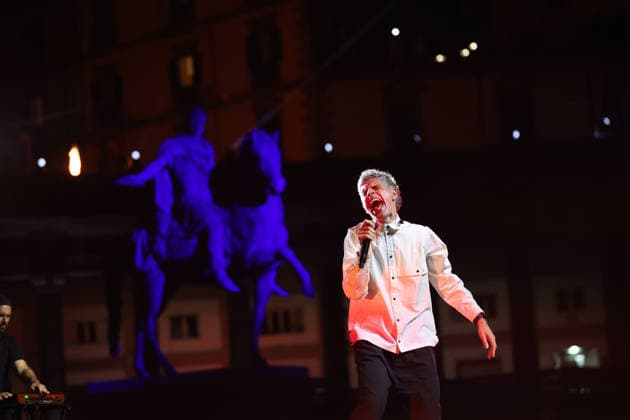Plunet Funk during the opening match of the CEV Enel Eurovolley 2026, between Italy and Sweden, Piazza del Plebiscito, Naples, September 10, 2026.  Copyright: xAlessandroxGarofalo LaPressex