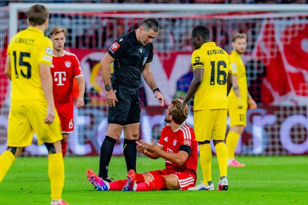 UEFA Champions League, Matchday 1, FC Bayern Munich vs. Bodo Glimt on September 10, 2026 Alphonso Davies, Joshua Kitolano, Fredrik Andre Bjorkan Copyright: xBahhoxKarax