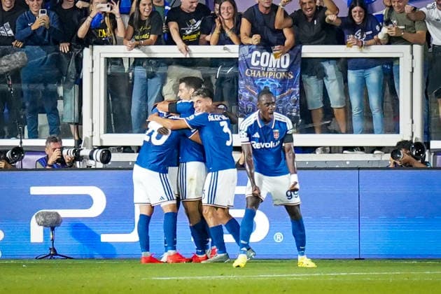 Italy Soccer UEFA Champions League 2026–2027, Matchday 1: Como 1907 vs. RB Leipzig; Giuseppe Sinigaglia, Como; Goal and celebration of the 1–0 score by Martin Baturina of Como 1907; 20 moments of joy, emotion, and celebration Copyright: xJOERANxSTEINSIEKx