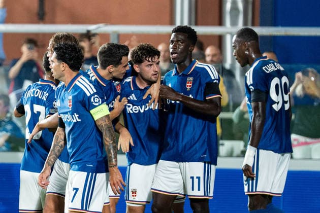 Soccer, Italy, UEFA Champions League, Matchday 1: Como 1907 vs. RB Leipzig, Thursday, September 10, 2026, Stadio Giuseppe Sinigaglia, Como. Como celebrates after Martin Baturina scores, 20, Como 1907, goal, goal celebration, Goal to make it 1–0 for Como 1907 Copyright: xValentinxDomgjonix