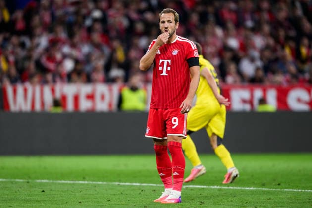 September 10, 2026: Harry Kane of Bayern Munich during the UEFA Champions League soccer match between Bayern Munich and Bodo Glimt on September 10, 2026 in Munich. Photo by Marius Simensen, BILDBYRAN COP 238 MM0073 bbeng football soccer UEFA Champions League Bodo Glimt Bayern Munich  Copyright: MARIUSxSIMENSEN BB260910BB647