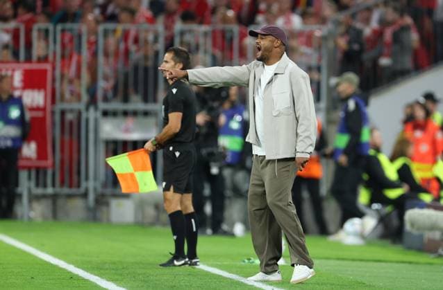 September 10, 2026, GER, Soccer, Men s, UEFA Champions League, Group Stage, 2026–2027 Season, Matchday 1, FC Bayern Munich vs. FK Bodø Glimt Coaching Zone, Sideline, Coaches Area, Technical Zone, Coach Vincent Kompany of FC Bayern Munich gives instructions, gesticulates, and shouts, Munich, Allianz Arena, Bayern, Germany Copyright: xNordphoto Schneiderx