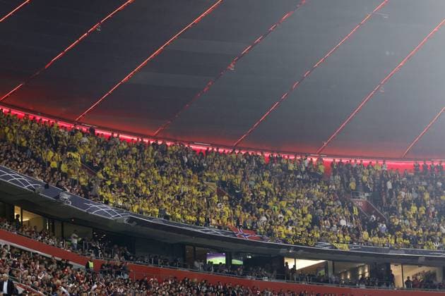 MUNICH - FK Bodo Glimt fans during the Champions League between FC Bayern Munich and FK Bodo Glimt on September 10, 2026 at the Allianz Arena in Munich, Germany. BART STOUTJESDIJK ANP UEFA Champions League 2026 27 xVIxANPxSportx xBartxStoutjesdijkxIVx 567938094 originalFilename: 567938094.jpg