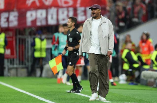 September 10, 2026, GER, Soccer, Men s, UEFA Champions League, Group Stage, 2026–2027 Season, Matchday 1, FC Bayern Munich vs. FK Bodø Glimt Coaching Zone, Sideline, Coaches Area, Technical Area, Coach Vincent Kompany, FC Bayern Munich, Munich, Allianz Arena, Bayern, Germany Copyright: xNordphoto Schneiderx