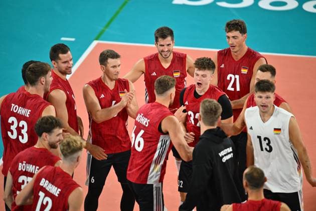 CEV EuroVolley 2026, Turkiye vs Germany , 10 September 2026 Massimo Botti of Germany reacts during the CEV EuroVolley 2026 game between Turkiye and Germany, in Cluj Napoca, Romania, 10 September 2026. Alex Nicodim Imago Images Copyright: xAlexxNicodimx