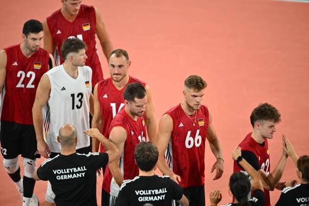 CEV EuroVolley 2026, Turkiye vs Germany , 10 September 2026 Massimo Botti of Germany reacts during the CEV EuroVolley 2026 game between Turkiye and Germany, in Cluj Napoca, Romania, 10 September 2026. Alex Nicodim Imago Images Copyright: xAlexxNicodimx