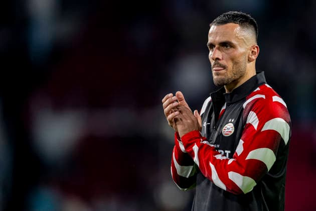 EINDHOVEN: PSV Eindhoven defender Filip Kostic during the UEFA Champions League match between PSV and Shakhtar Donetsk at Philips Stadion on September 10, 2026, in Eindhoven, the Netherlands. Photo by DeFodi Images