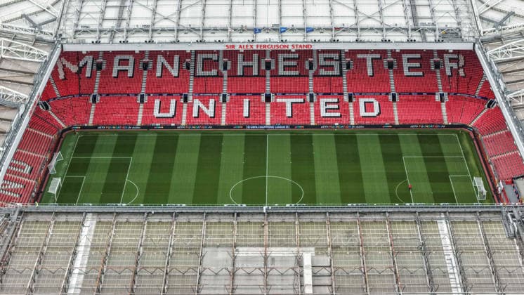 Manchester United, ManU U18 v Sabah U18: UEFA youth League An aerial view of Old Trafford, also known as the Theatre of Dreams, during the UEFA Champions League Matchday 1 of 8 match between Manchester United and Sabah FK at Old Trafford in Manchester, United Kingdom, on September 10, 2026. Manchester Greater Manchester United Kingdom  Copyright: xNewsxImagesx originalFilename:cosgrove-uefacham260910_npGH6.jpg