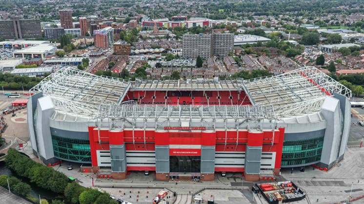 Manchester United, ManU U18 v Sabah U18: UEFA youth League An aerial view of Old Trafford, also known as the Theatre of Dreams, during the UEFA Champions League Matchday 1 of 8 match between Manchester United and Sabah FK at Old Trafford in Manchester, United Kingdom, on September 10, 2026. Manchester Greater Manchester United Kingdom  Copyright: xNewsxImagesx originalFilename:cosgrove-uefacham260910_npxp4.jpg