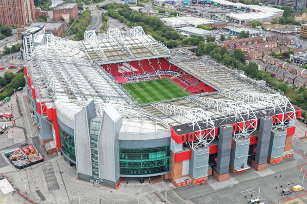 Manchester United, ManU U18 v Sabah U18: UEFA youth League An aerial view of Old Trafford, also known as the Theatre of Dreams, during the UEFA Champions League Matchday 1 of 8 match between Manchester United and Sabah FK at Old Trafford in Manchester, United Kingdom, on September 10, 2026. Manchester Greater Manchester United Kingdom  Copyright: xNewsxImagesx originalFilename:cosgrove-uefacham260910_npDNq.jpg