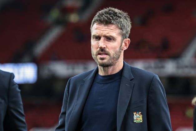 Manchester United, ManU U18 v Sabah U18: UEFA youth League Michael Carrick, manager of Manchester United, watches the UEFA Champions League Matchday 1 of 8 match between Manchester United and Sabah FK at Old Trafford in Manchester, United Kingdom, on September 10, 2026. Manchester Greater Manchester United Kingdom  Copyright: xNewsxImagesx originalFilename:cosgrove-uefacham260910_npE1B.jpg
