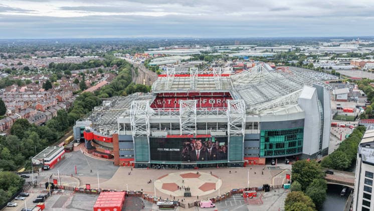 Manchester United, ManU U18 v Sabah U18: UEFA youth League An aerial view of Old Trafford, also known as the Theatre of Dreams, during the UEFA Champions League Matchday 1 of 8 match between Manchester United and Sabah FK at Old Trafford in Manchester, United Kingdom, on September 10, 2026. Manchester Greater Manchester United Kingdom  Copyright: xNewsxImagesx originalFilename:cosgrove-uefacham260910_npiLR.jpg