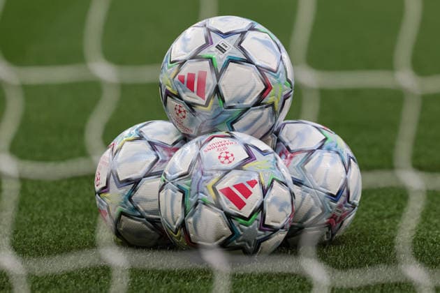Manchester United, ManU U18 v Sabah U18: UEFA youth League Official Adidas Champions League match balls are displayed during the UEFA Champions League Matchday 1 of 8 match between Manchester United and Sabah FK at Old Trafford in Manchester, United Kingdom, on September 10, 2026. Manchester Greater Manchester United Kingdom  Copyright: xNewsxImagesx originalFilename:cosgrove-uefacham260910_nppik.jpg