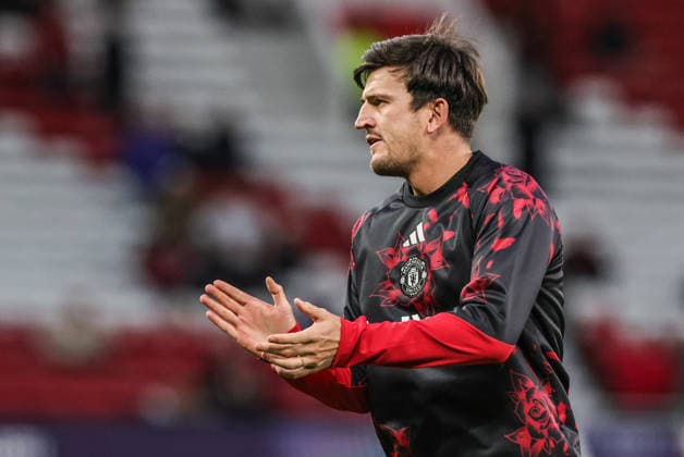 Manchester United, ManU U18 v Sabah U18: UEFA youth League Harry Maguire of Manchester United warms up before the UEFA Champions League Matchday 1 of 8 match against Sabah FK at Old Trafford in Manchester, United Kingdom, on September 10, 2026. Manchester Greater Manchester United Kingdom  Copyright: xNewsxImagesx originalFilename:cosgrove-uefacham260910_npxpj.jpg