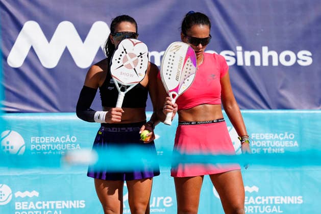 2026 Beach Tennis World Championships - Day2 MATOSINHOS, PORTUGAL - SEPTEMBER 10: Sophia Chow of Brazil and Vitoria Marchezini of Brazil are seen during the 2026 Beach Tennis World Championships in Matosinhos, Portugal, on 10 September 2026. Matosinhos Praia de Matosinhos Porto Portugal Copyright: x x2026xGokhanxTanerx xPSxImagesxGokhanxTanerx