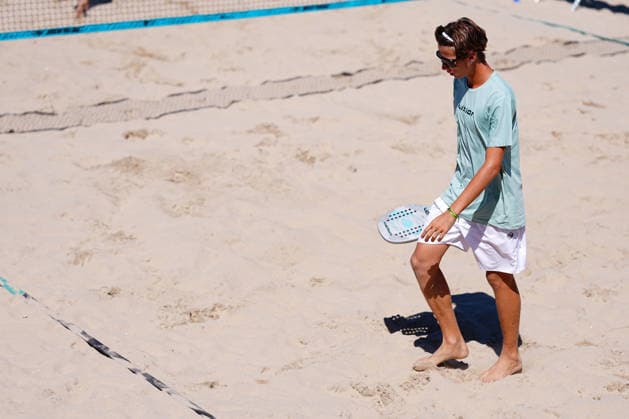 2026 Beach Tennis World Championships - Day2 MATOSINHOS, PORTUGAL - SEPTEMBER 10: Alex Agirelli of Italy is seen during the 2026 Beach Tennis World Championships in Matosinhos, Portugal, on 10 September 2026. Matosinhos Praia de Matosinhos Porto Portugal Copyright: x x2026xGokhanxTanerx xPSxImagesxGokhanxTanerx